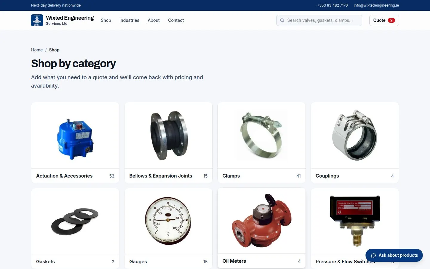 A catalogue that's fast to browse